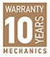 Warranty 10 years MECHANICS