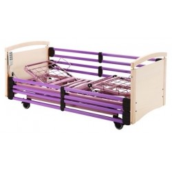 Junior bed RAL 4005 with white end boards