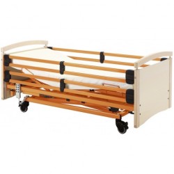 Junior bed RAL 2011 with white end boards
