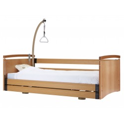 EURO 9302 - RAL 1019 with Boiserie I end boards and wooden side rails (cherry wood work)
