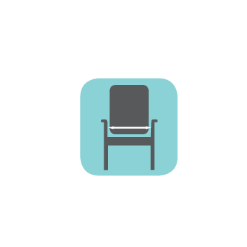 FAUTEUIL DOUCHE - largeur d'assise